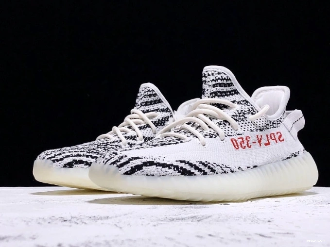Zebra V2 White 350 CP9654 Yeezy Adidas Boost Black 0930